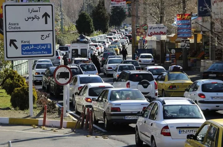ترافیک سنگین در محورهای چالوس و فیروزکوه