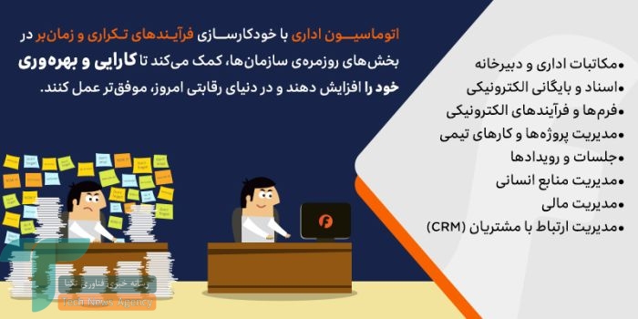 چگونه با اتوماسیون اداری، فرآیندهای وقت‌گیر را دیجیتالی کنیم؟