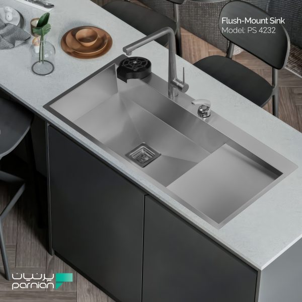 پرنیان استیل؛ کیفیتی فراتر از انتظار در آشپزخانه شما_خبردار 17 سینک ظرفشویی پرنیان