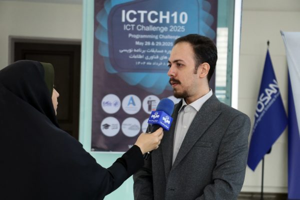 دهمین دوره مسابقات برنامه نویسی چالش های فناوری ICT Challenge 2025 با وجود 250 نفر از نخبگان برنامه نویسی سرزمین برگزار شد._خبردار 8 محمد علی روزی طلب، مدیر گروه فناوری اطلاعات شریف