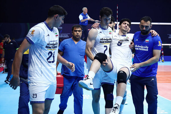 بازیکن تیم والیبال ایران ادامه مسابقات جهانی را از دست داد - خبرگزاری مهر | اخبار ایران و جهان