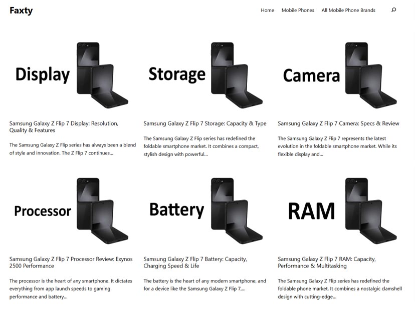 Faxty یا PhoneDB: مقایسه دو مرجع مشخصات گوشی موبایل