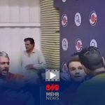 تصاویری از درگیری و کتک‌کاری در بازی مس سونگون و گهر زمین