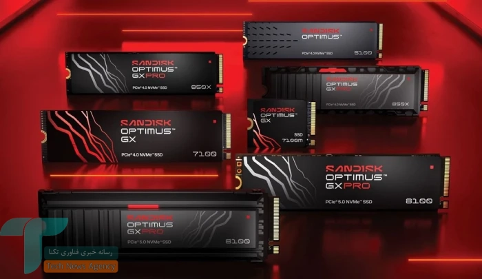 sandisk خط تولید SSDهای OPTIMUS را برای گیمرها و حرفه‌ای‌ها رونمایی کرد
