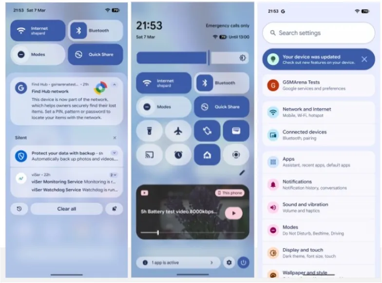تجربه نرم‌افزاری Google Pixel 10a