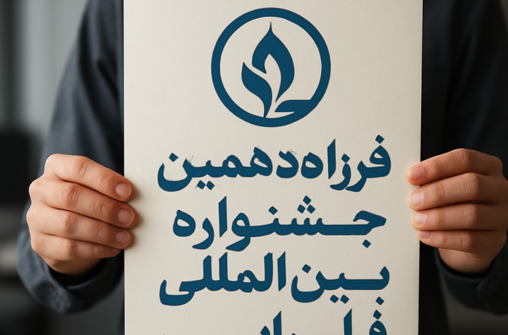 پوستر فراخوان هفدهمین جشنواره بین‌المللی فارابی با طراحی جذاب