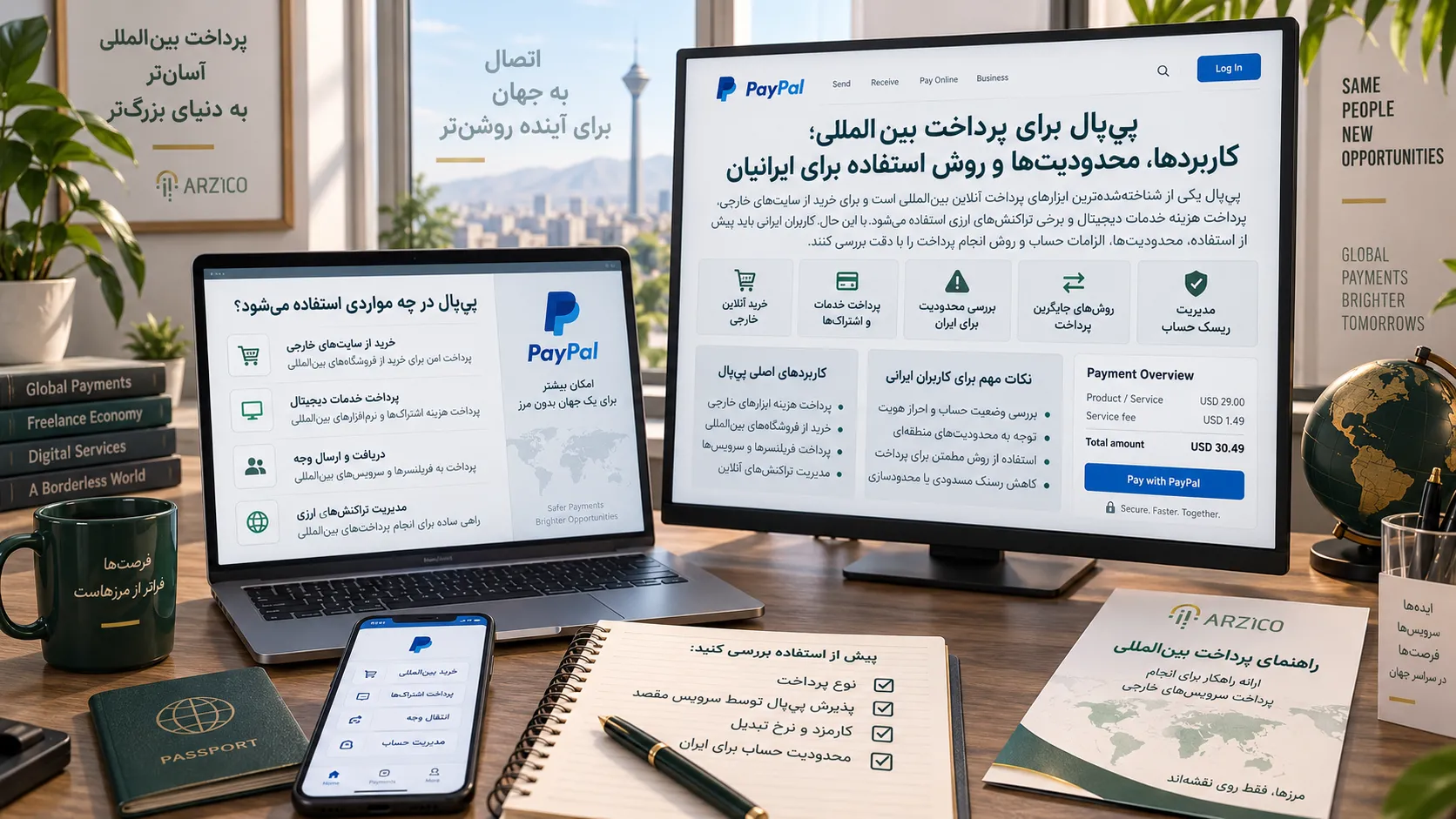 پیپال برای پرداخت بینالمللی در ارزیکو ؛ کاربردها، محدودیتها و روش استفاده برای ایرانیان 9 چه زمانی استفاده از واسط پرداخت منطقیتر است؟ | ارزیکو